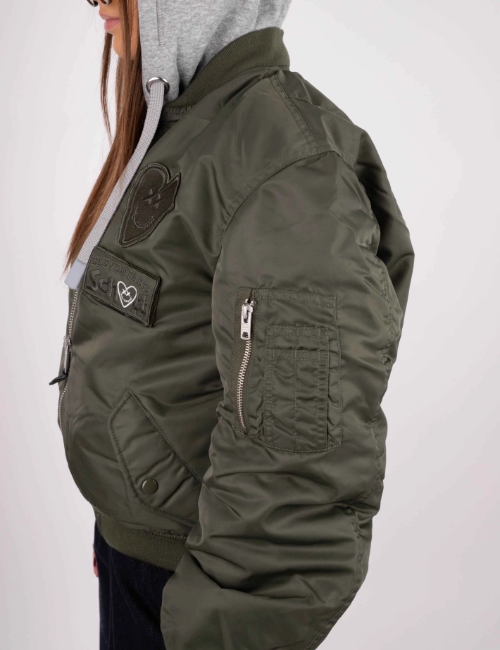 Eleven Paris Bomber Capuche Eschott Kaki - 7