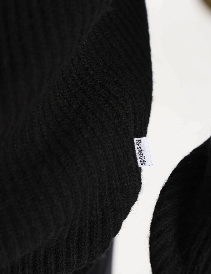 Resteröds Cardigan Homme en Maille Kyle Noir - 4