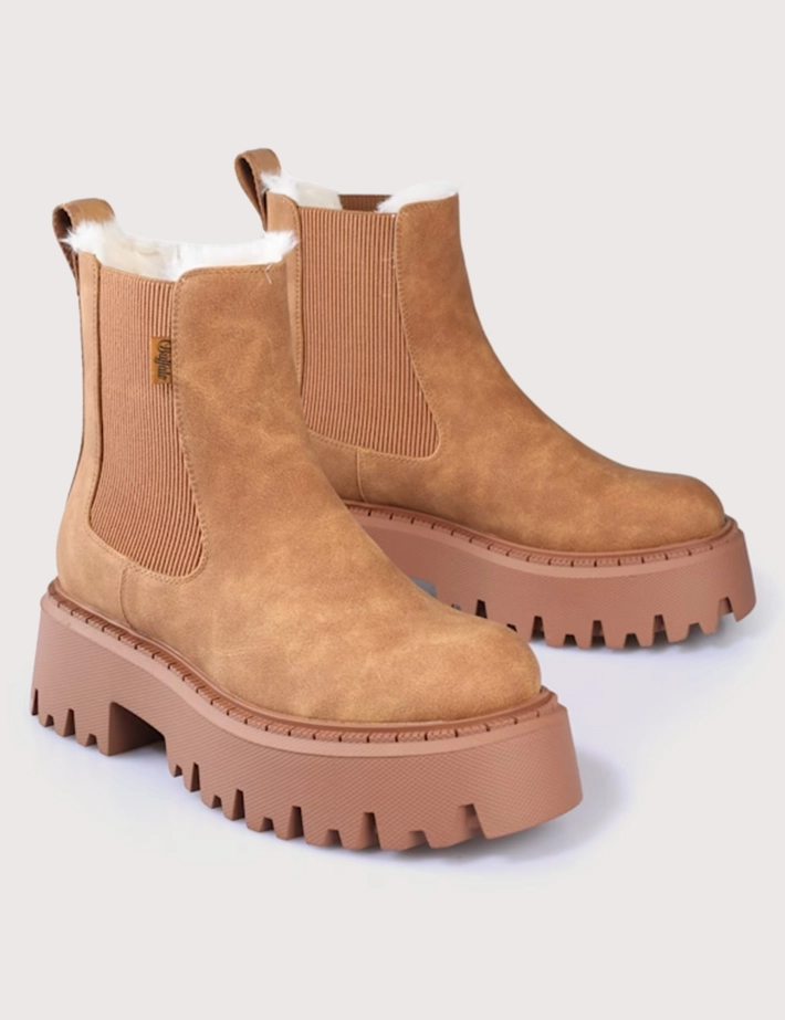 BUFFALO Bottines Chelsea Femme Aspen Cognac - 2