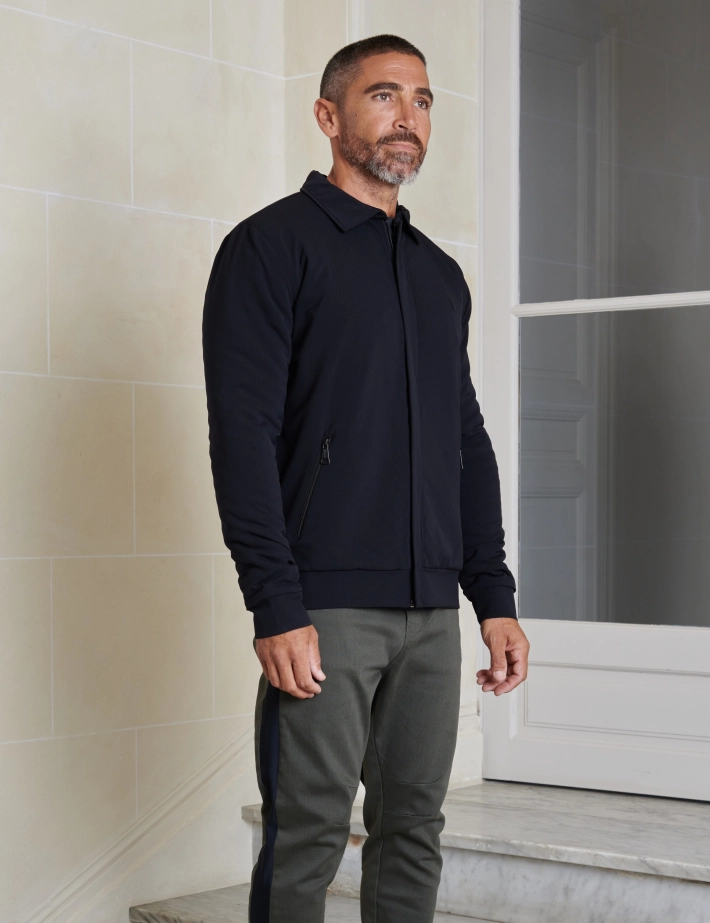 HBT Basics Double Face | Keaton Bomber Homme Noir - 4
