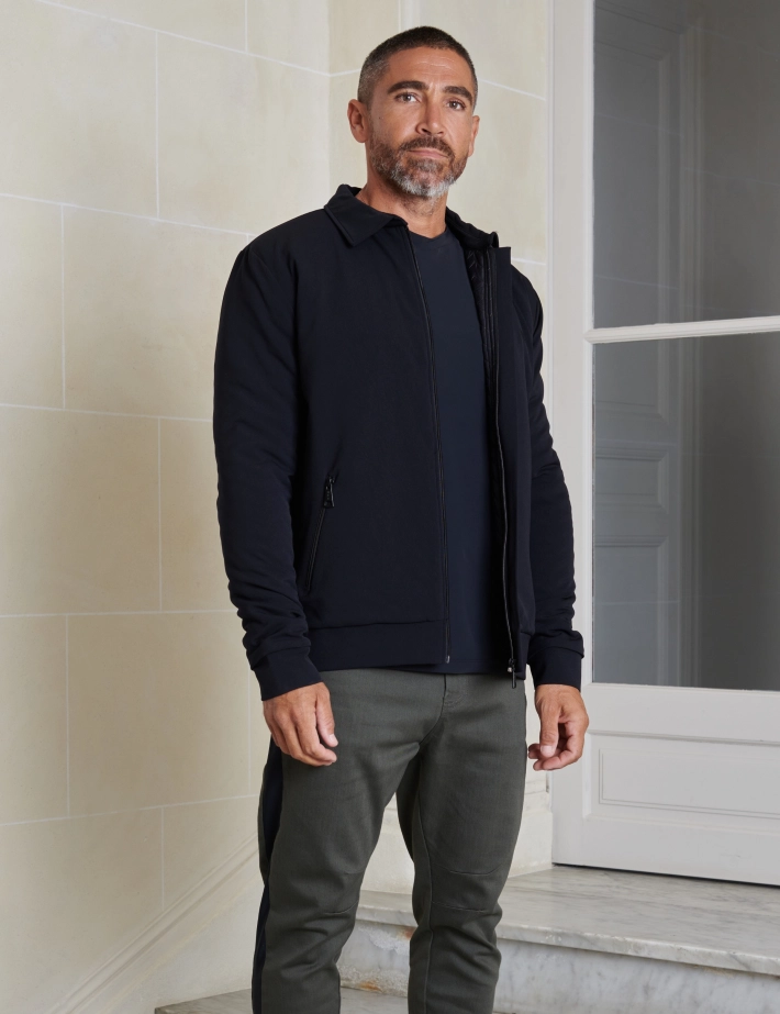 HBT Basics Double Face | Keaton Bomber Homme Noir - 3