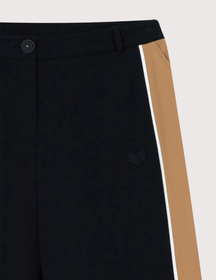 HBT Taylor Chic 3w | Klea Pantalon Large Femme Noir