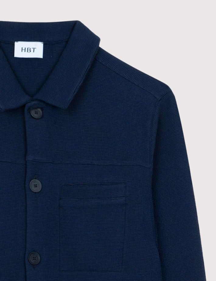HBT Heritage Winter Waffle | Driss Veste Homme Marine