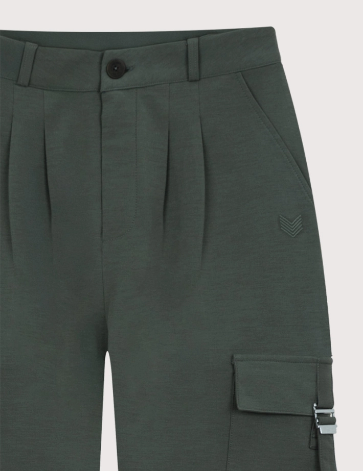 HBT Heritage Canvas Tech | Harry Pantalon Femme Kaki - 5