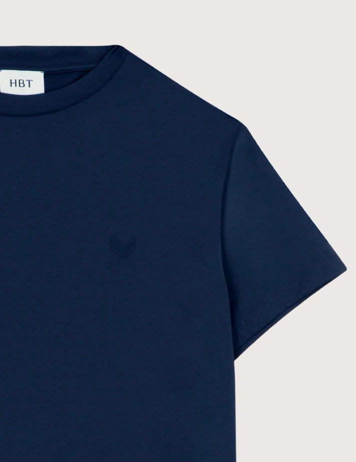 HBT Basics Softy | Adam Tshirt Homme Marine - 2