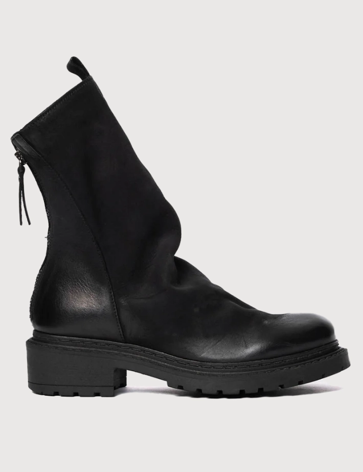 Métisse Bottes en Nubuck Noir
