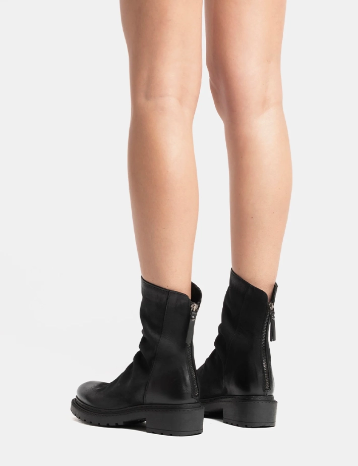 Métisse Bottes en Nubuck Noir - 2