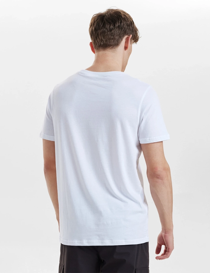 Resteröds T-shirt Homme Col Rond Bamboo Blanc - 3