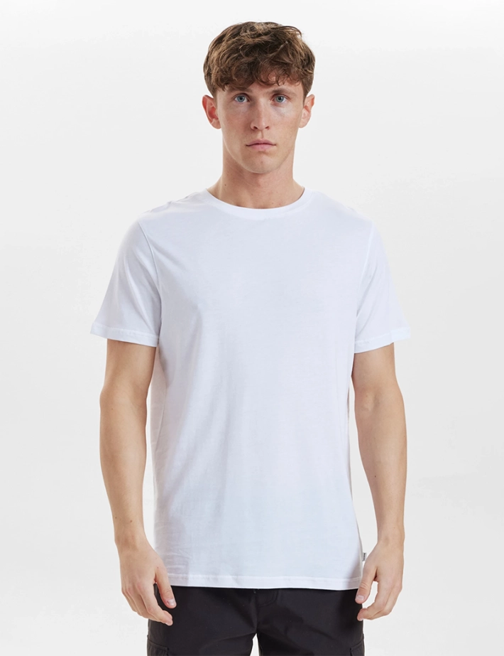 Resteröds T-shirt Homme Col Rond Bamboo Blanc - 2