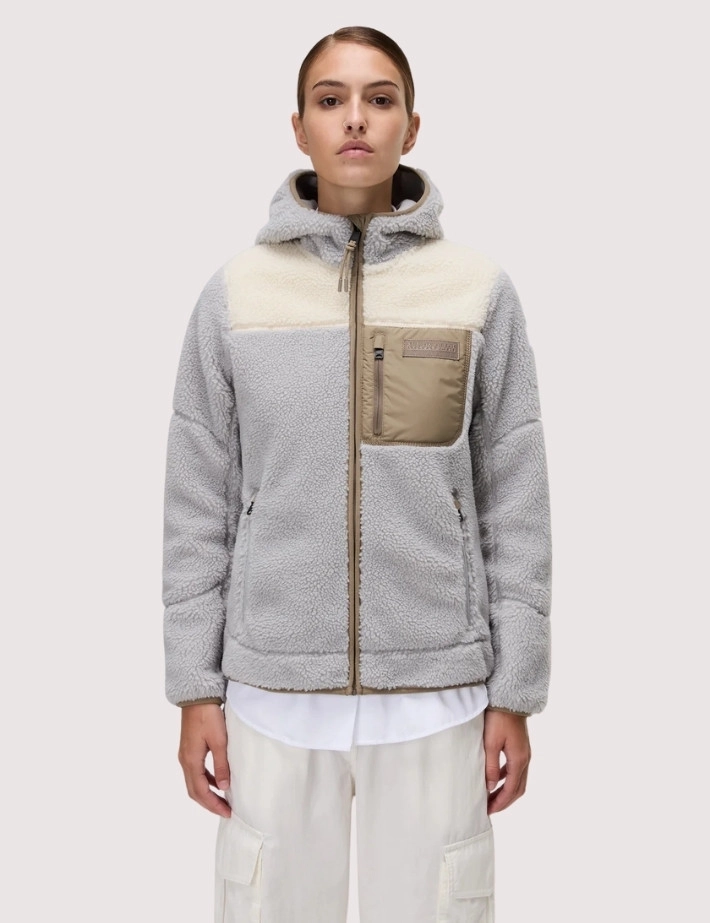 NAPAPIJRI Veste Femme Capuche Yupik OG Gris - 4