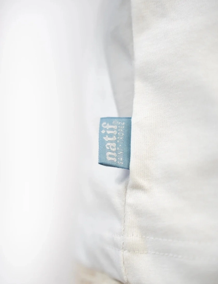 Natif T-shirt Unisex Cliché Saint-Tropez Blanc - 7