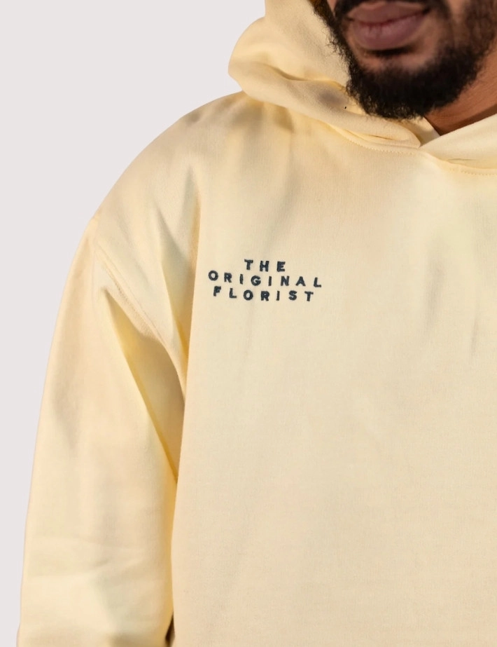 Natif Sweat à capuche Unisex Old Original Florist Ecru - 2