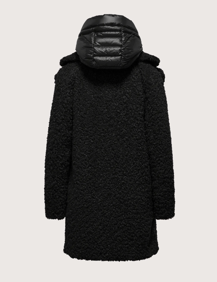 Bomboogie Manteau Femme Odessa Polaire Sherpa Noir - 3