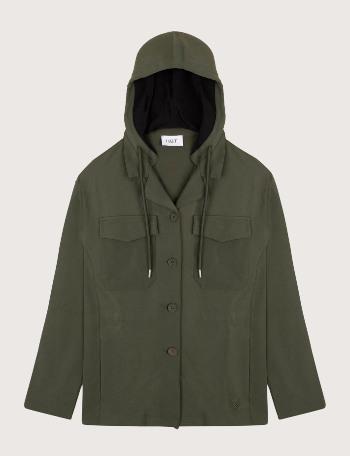 HBT Taylor Chic 3w | Lawrence Veste Saharienne Kaki Femme