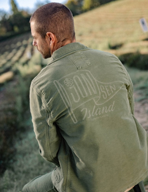 Jonsen Island Veste Worker Mixte Savi Kaki - 5