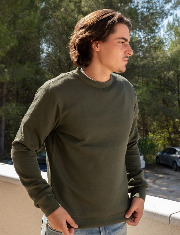 MOS MOSH Sweat Homme Abel Kaki - 3