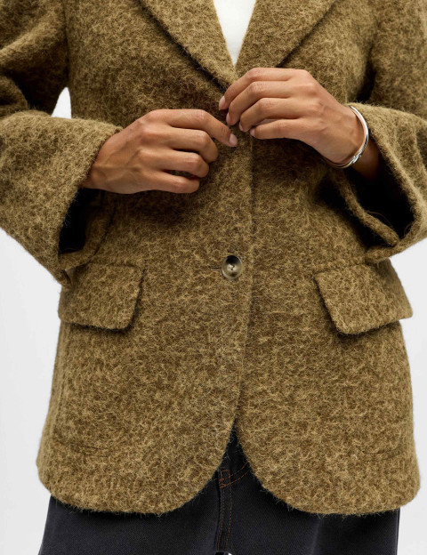OBJECT Manteau Femme Celina Kaki - 4