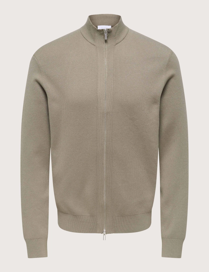 Only & Sons Zipper Homme Cooper Marron