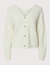 PIECES Gilet Boutons Nibe Beige