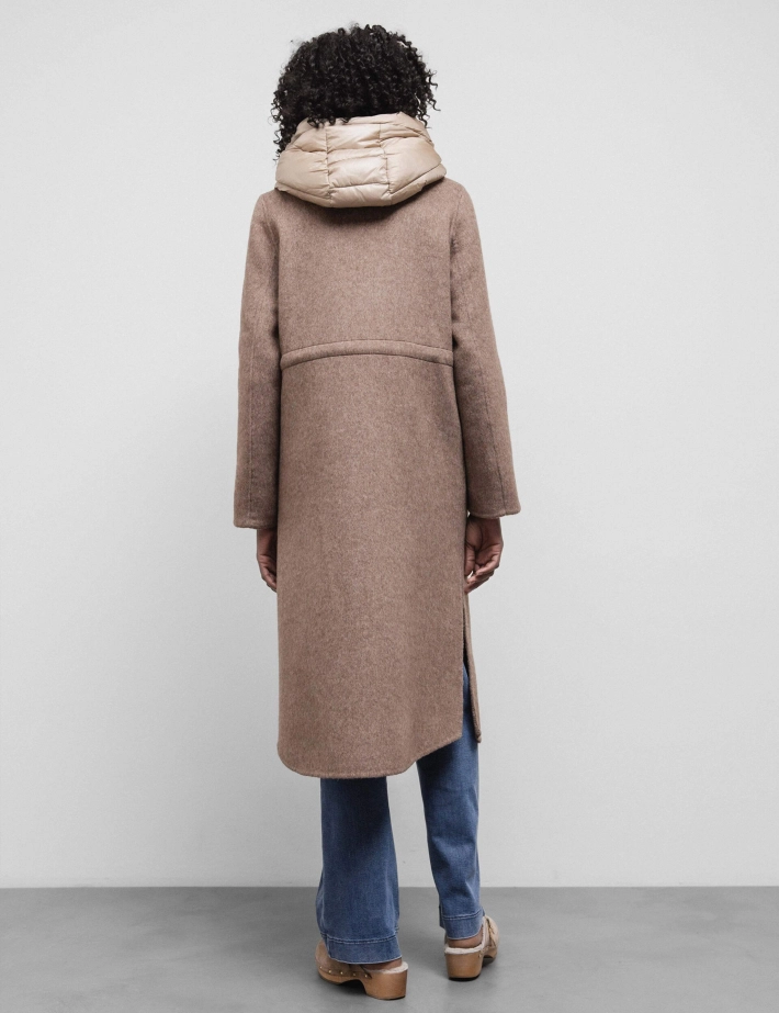 Bomboogie Manteau Femme Doublure Taupe - 2