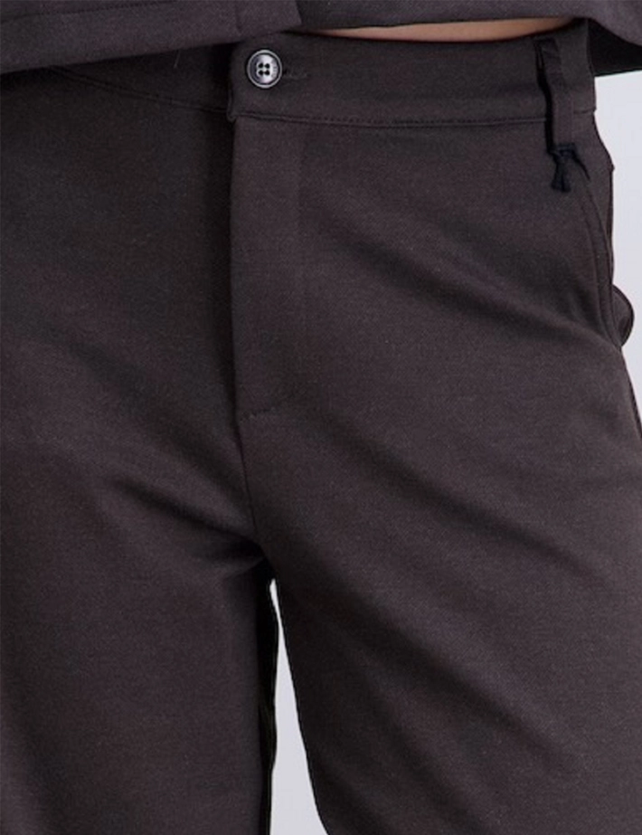 PLEASE Pantalon Coupe Ballon Marron - 3