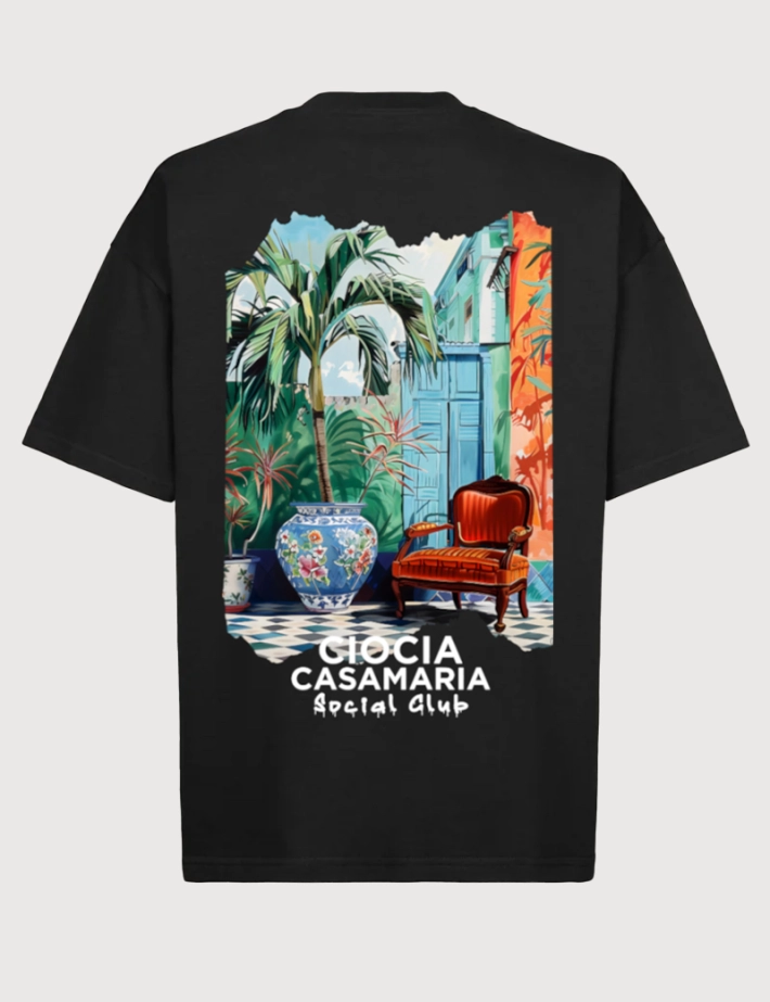 Ciocia T-shirt Homme Oversize Armchair Noir