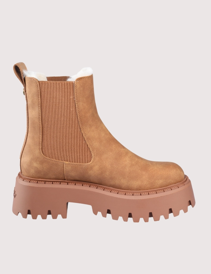BUFFALO Bottines Chelsea Femme Aspen Cognac - 6