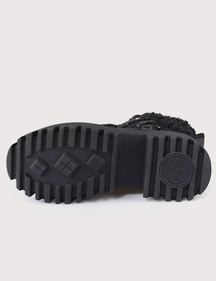 BUFFALO Baskets Femme Mid Aspen Warm Noir - 5