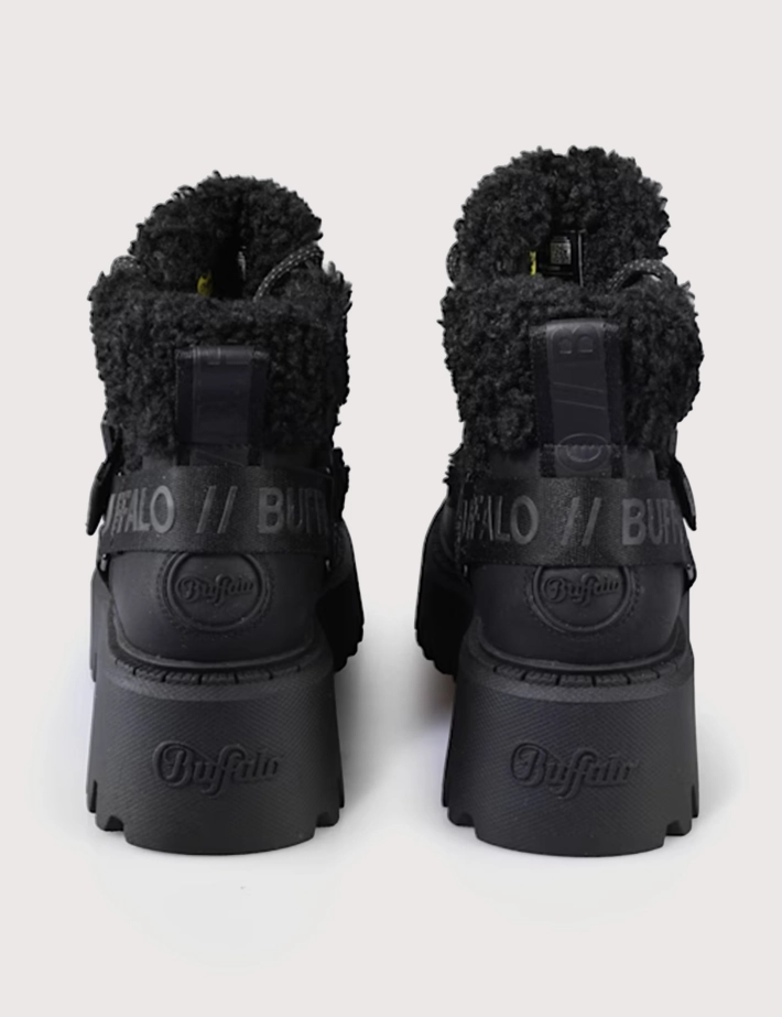 BUFFALO Baskets Femme Mid Aspen Warm Noir - 6
