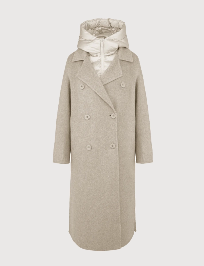 Bomboogie Manteau Femme Doublure Gris Cristal