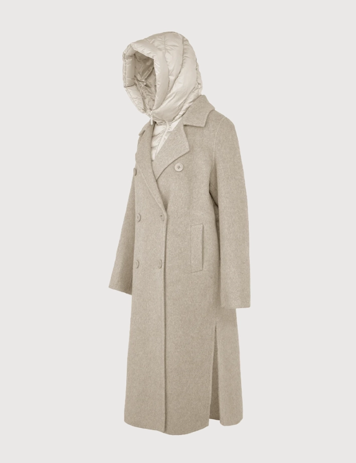 Bomboogie Manteau Femme Doublure Gris Cristal - 2