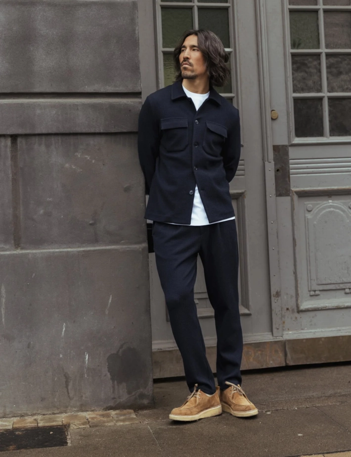 MOS MOSH Pantalon Homme Baldo Marine - 8