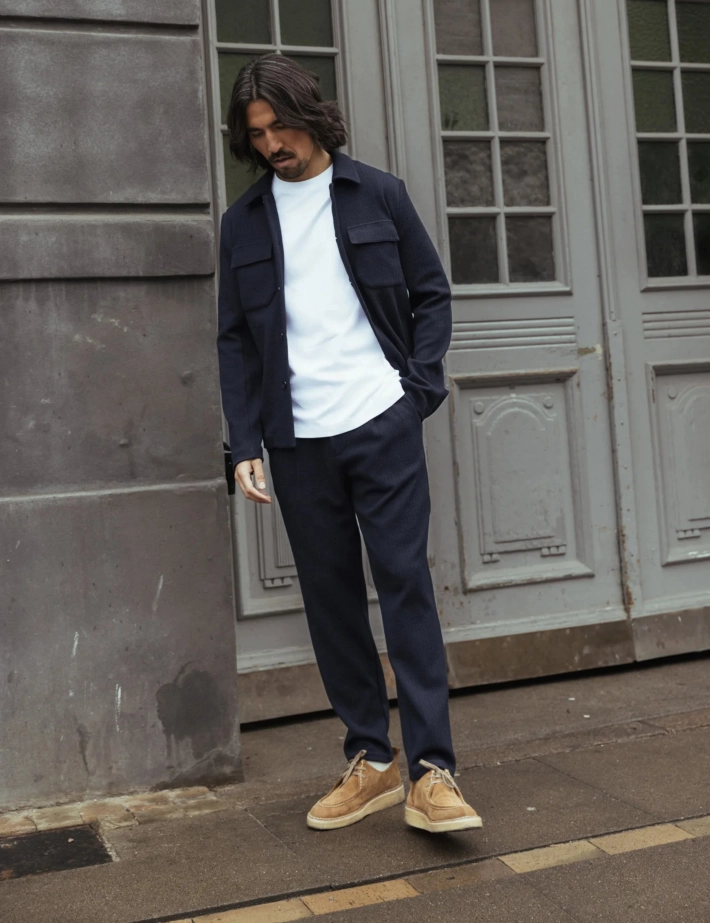 MOS MOSH Pantalon Homme Baldo Marine - 9