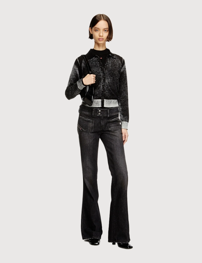 DIESEL Jean Femme D Hush 9N50 Noir - 4
