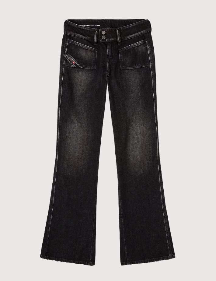 DIESEL Jean Femme D Hush 9N50 Noir - 5
