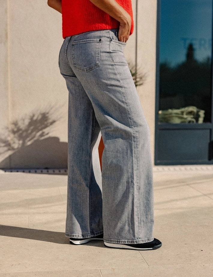 MOS MOSH Jean Femme Dara Hera Regular Gris - 6