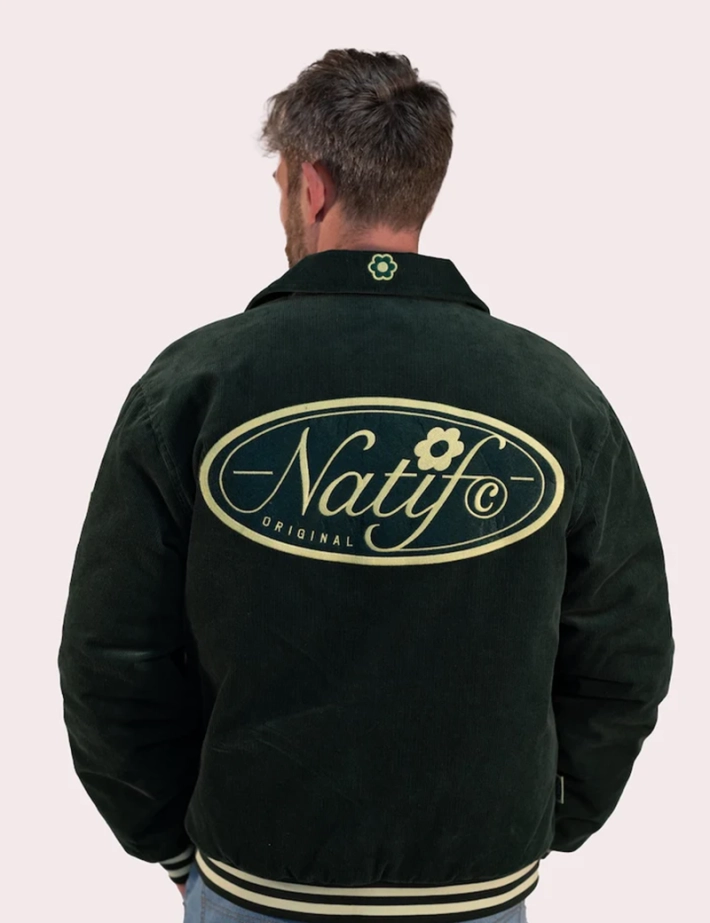 Natif Veste Homme The Original Florist Vert - 2