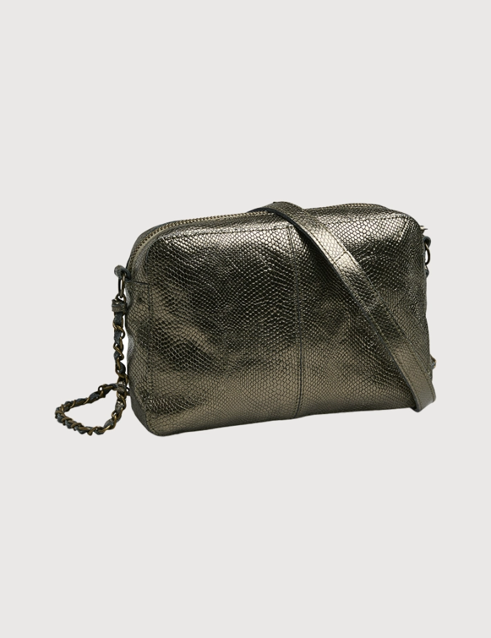 PIECES Sac Naina Petit Cross Body Anthracite Anaconda - 2
