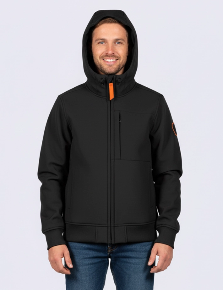 GERTRUDE Veste Homme Softshell Rony Noire - 5