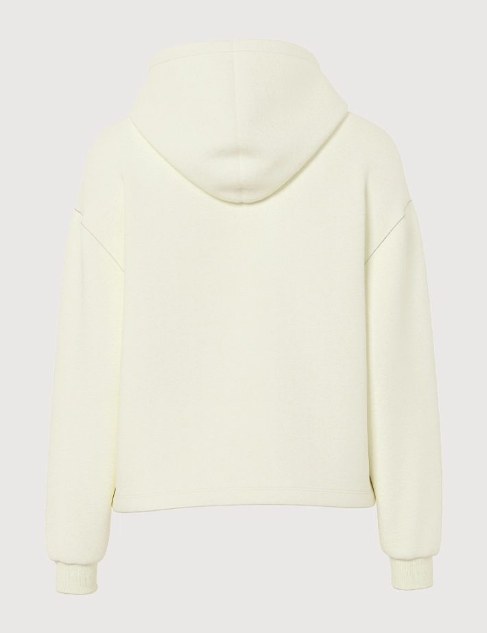 PIECES Sweat Capuche Chilli Glitter Beige