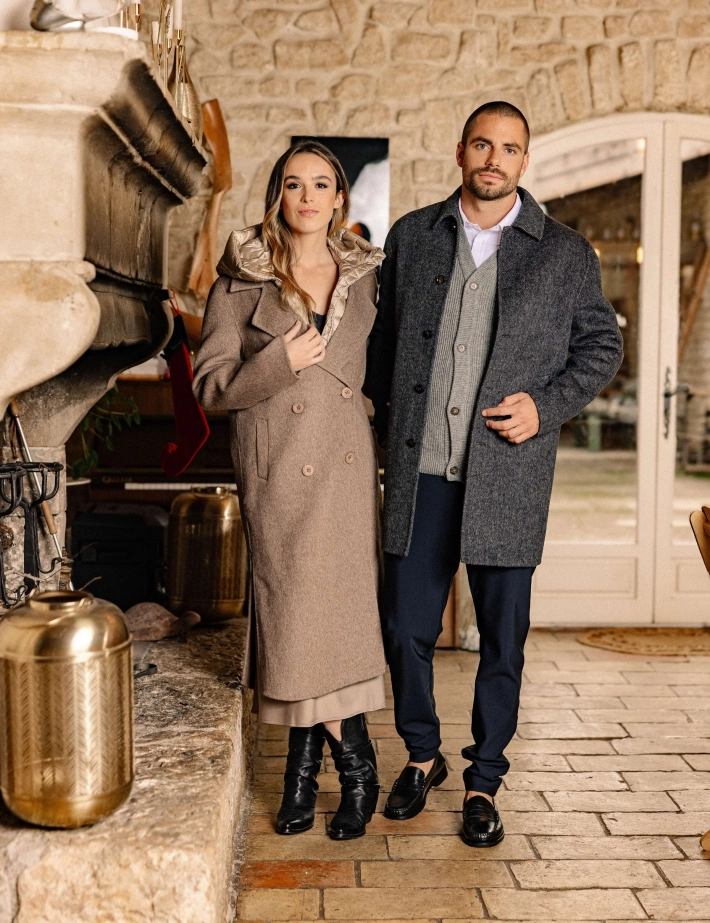 Bomboogie Manteau Femme Doublure Taupe - 8