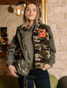 One Tee Gilet Femme Sans Manches Sherpa Erika Camouflage