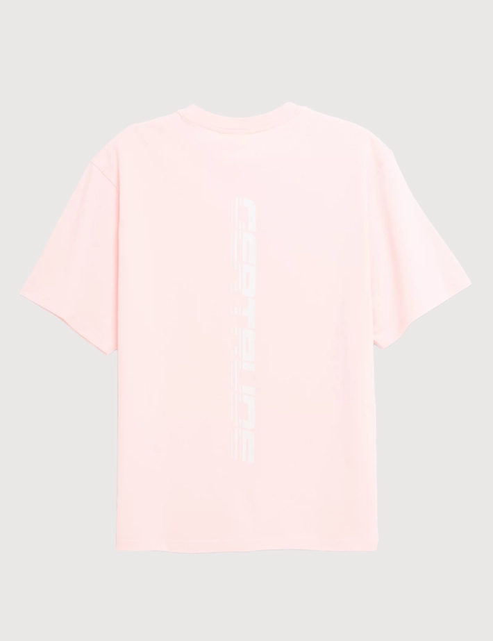 GERTRUDE T-Shirt Homme Manches Courtes Leonce Speedy Rose Poudre