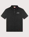 DIESEL Polo Homme Manches Courtes Rejust Logo Cœur V2 Noir