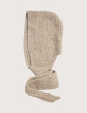 PIECES Echarpe Cagoule Femme Rebekka Beige