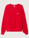 American Vintage Sweat Femme Col Rond Atubay Rouge Tomate