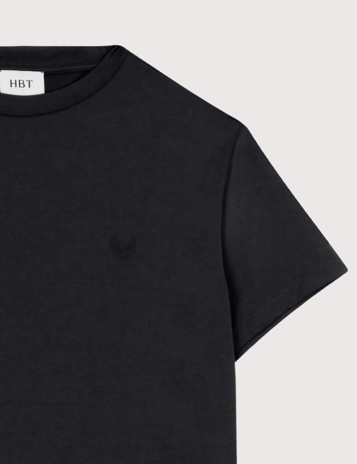 HBT Basics Softy | Adam Tshirt Homme Noir - 4