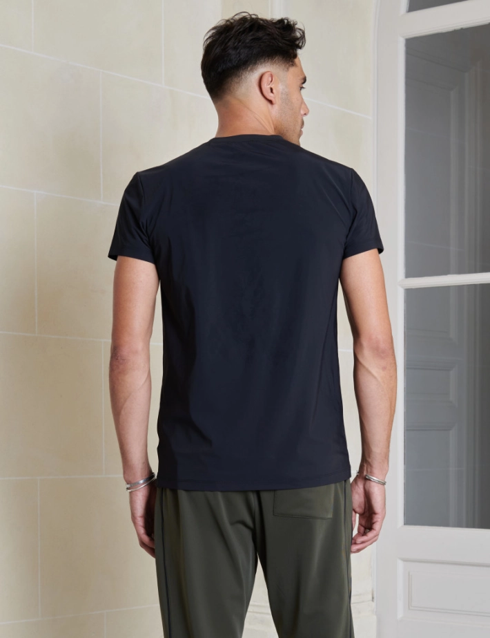 HBT Basics Softy | Adam Tshirt Homme Noir - 3