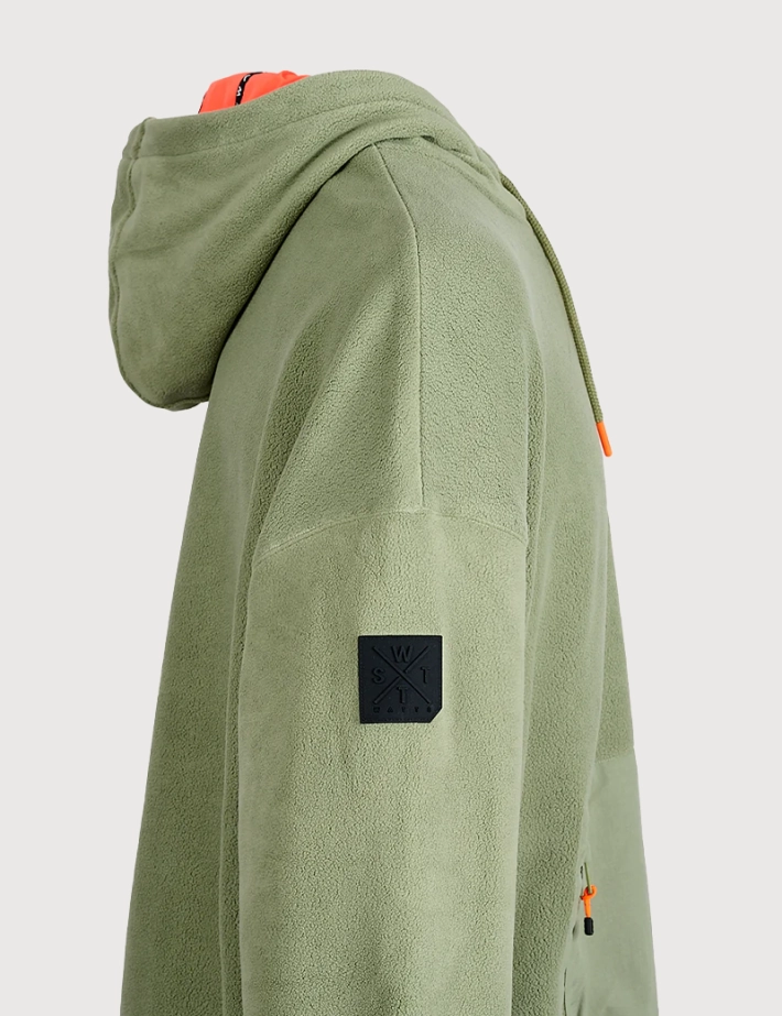 WATTS Sweat Unisexe Polaire Play Olive - 4