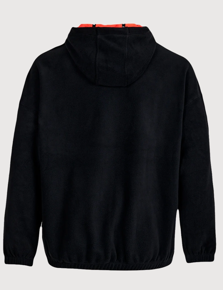 WATTS Sweat Polaire Play Noir Orange Fluo - 7